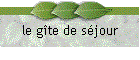 le gte de sjour
